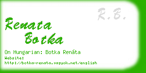 renata botka business card